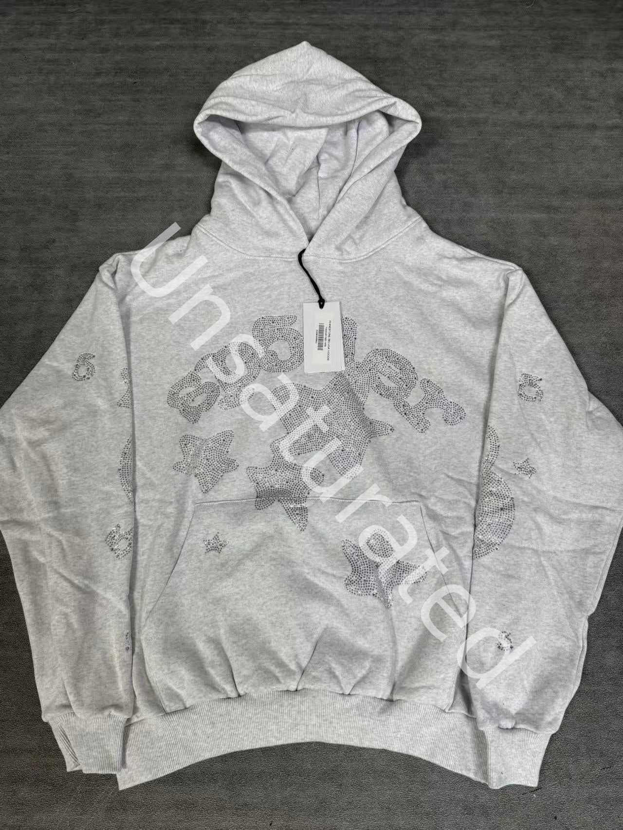 Rhinestone Beluga Hoodie