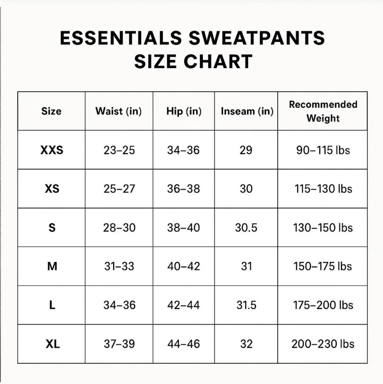 Stretch Limo Black Sweatpants