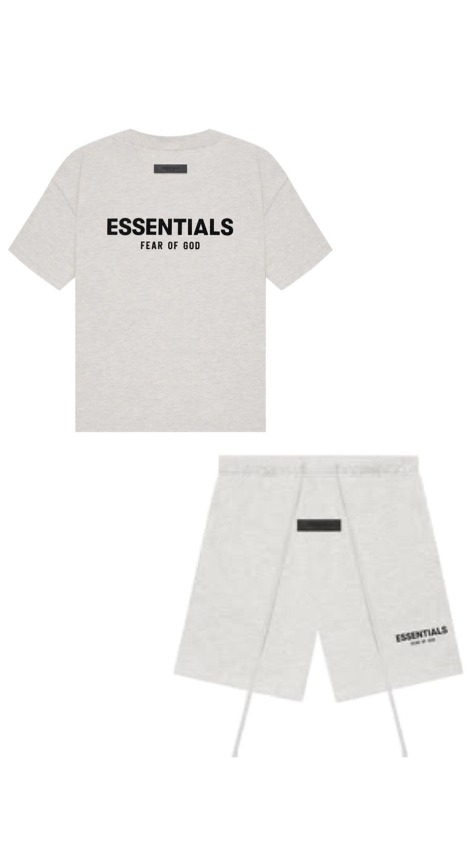 LIGHT OATMEAL SET SHORT - SHIRT